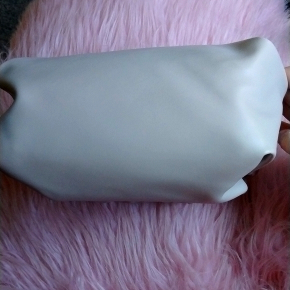 NEW! MINI BAG TOP HANDLE FAUX LEATHER GREY - Picture 5 of 5